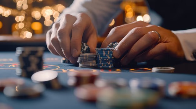 Lucky Twins live dealer table on loba234 with HD stream and card display